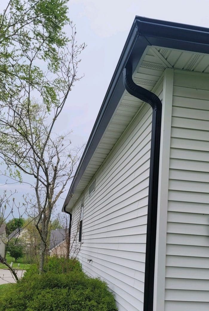 New gutters on home