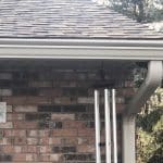Gutters on home